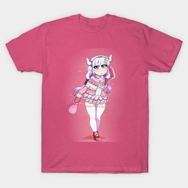 Kanna Kamui (Dragon Maid) T-Shirt by PinklemonAID